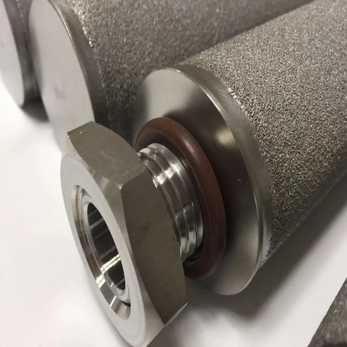 65um M30 Connection Flat Bottom Porous Metallic Filter Element