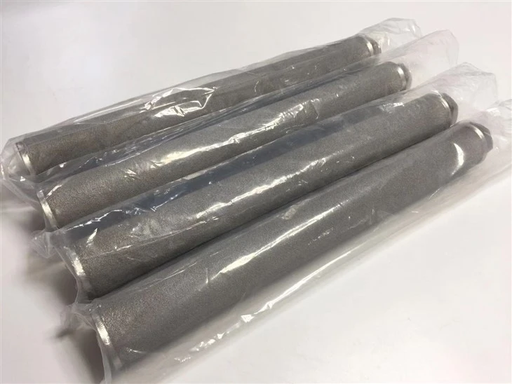 65um M30 Connection Flat Bottom Porous Metallic Filter Element