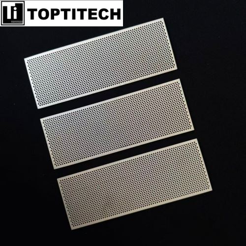 1 mm titanium geperforeerde plaat voor ondersteuning van Electrolyzer