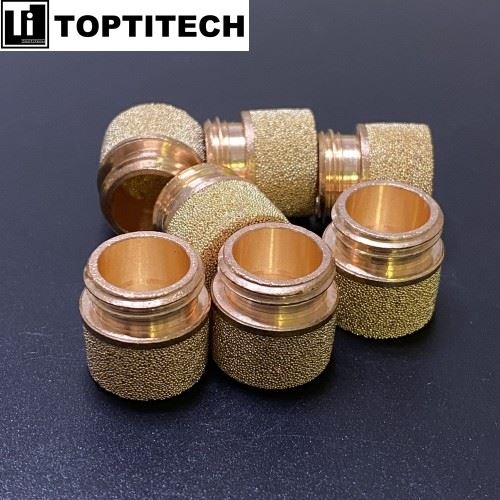 35 Microns Sintered Bronze Muffler Silencer