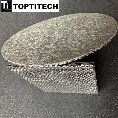Sintered Nickel Fiber Felt Composite With Sintered Nickel Wire Mesh
